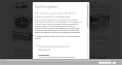 Desktop Screenshot of lhb-gmbh.de